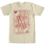 Men's Lost Gods King of Hearts Wink  Adult T-Shirt