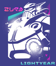 Men's Lightyear Emperor Zurg Paint Splatter Poster  Adult T-Shirt