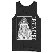 Men's Justice League Legendary Poster  Adult Tank Top