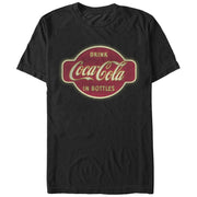 Men's Coca Cola Classic Bottles  Adult T-Shirt