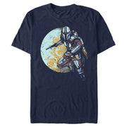 Men's Star Wars: The Mandalorian Mandalore's Moon  Adult T-Shirt