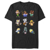 Men's Nintendo Animal Crossing Favorite Characters  Adult T-Shirt