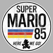 Men's Nintendo Super Mario Retro Rainbow Ring  Adult Pull Over Hoodie