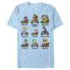 Men's Nintendo Mario Kart Cast  Adult T-Shirt