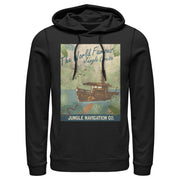 Men's Jungle Cruise La Quila Retro Poster  Adult Pull Over Hoodie