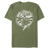 Men's Nintendo Zelda Link Wingcrest Spray Paint  Adult T-Shirt