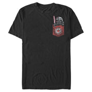 Men's Star Wars Vader Cutie Pocket  Adult T-Shirt