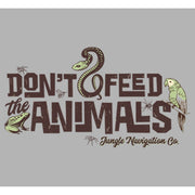 Men's Jungle Cruise Don't Feed The Animals Logo  Adult Pull Over Hoodie