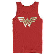 Men's Wonder Woman 1984 Metallic Logo  Adult Tank Top