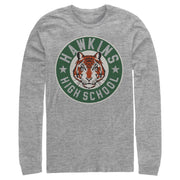 Men's Stranger Things Hawkins High School Tiger Mascot  Adult Long Sleeve Shirt