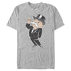 Men's Monopoly Uncle Pennybags Mustache Twirl  Adult T-Shirt