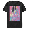 Men's Wonder Woman 1984 Pastel Glitch  Adult T-Shirt