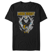 Men's Marvel: Moon Knight Distressed Action Jump  Adult T-Shirt