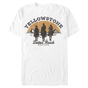 Men's Yellowstone Riders Of Dutton Ranch Silhouette  Adult T-Shirt