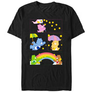 Men's Care Bears Raining Stars  Adult T-Shirt