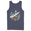 Men's Lilo & Stitch Tropical Waves  Adult Tank Top