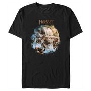 Men's The Hobbit: The Desolation of Smaug Dwarves River Ride  Adult T-Shirt