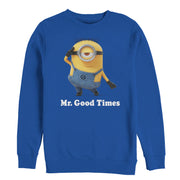 Men's Despicable Me Minion Mr. Good Times  Adult Sweatshirt