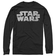 Men's Star Wars Simple Logo  Adult Long Sleeve Shirt