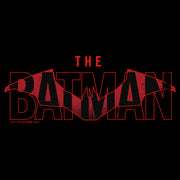 Men's The Batman Red Movie Logo  Adult T-Shirt