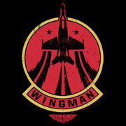 Men's Top Gun: Maverick Distressed Wingman Patch  Adult T-Shirt