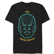 Men's Star Trek: Discovery Klingon Voq House T'Kuvma 2D Portrait  Adult T-Shirt