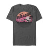 Men's Jurassic Park Retro Faded Postcard  Adult T-Shirt