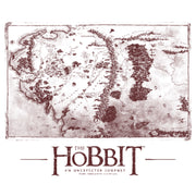 Men's The Hobbit: An Unexpected Journey Map of Middle-earth  Adult T-Shirt