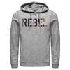 Men's Star Wars: The Rise of Skywalker Rebel Text  Adult Pull Over Hoodie