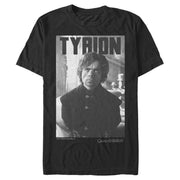 Men's Game of Thrones Tyrion Grayscale Frame  Adult T-Shirt