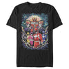 Men's Power Rangers Starry Night  Adult T-Shirt