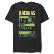 Men's Nintendo Father's Day Legend of Zelda Qualities  Adult T-Shirt