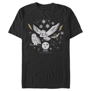 Men's Harry Potter Hedwig Winter Owl  Adult T-Shirt