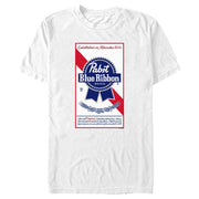 Men's Pabst Label Logo  Adult T-Shirt