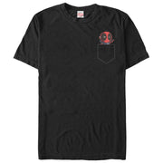 Men's Marvel Deadpool Mini Pocket Friend  Adult T-Shirt