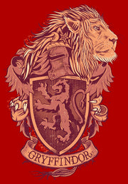 Men's Harry Potter Gryffindor Coat of Arms  Adult T-Shirt