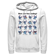 Men's Lilo & Stitch How Are You Feeling  Adult Pull Over Hoodie