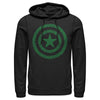 Men's Marvel St. Patrick's Day Captain America Clover Shield  Adult Pull Over Hoodie