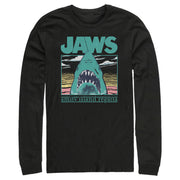 Men's Jaws Amity Island Regatta Shark  Adult Long Sleeve Shirt