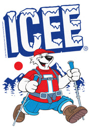 Men's ICEE Bear Happy Hiking  Adult T-Shirt