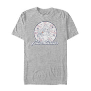 Men's Beauty and the Beast Fourth of July Adventurous  Adult T-Shirt