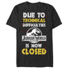 Men's Jurassic World Technical Difficulties  Adult T-Shirt