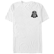 Men's Star Wars Mini Darth Vader Helmet  Adult T-Shirt