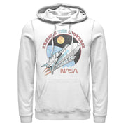 Men's NASA Explore The Universe Circle Portrait  Adult Pull Over Hoodie