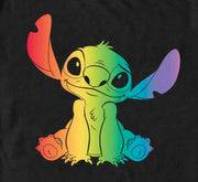 Men's Lilo & Stitch Colorful Stitch  Adult T-Shirt