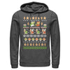 Men's Nintendo Super Mario Bros Pattern  Adult Pull Over Hoodie