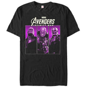 Men's Marvel Avengers: Infinity War Thanos Panels  Adult T-Shirt