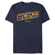 Men's Star Wars May the 4th Be With You 2020 Banner  Adult T-Shirt