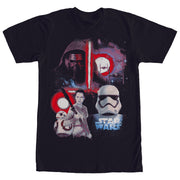 Men's Star Wars The Force Awakens Rey and the First Order  Adult T-Shirt