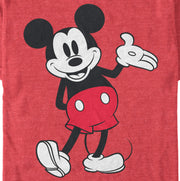 Men's Mickey & Friends Retro Front Facing Pose  Adult T-Shirt